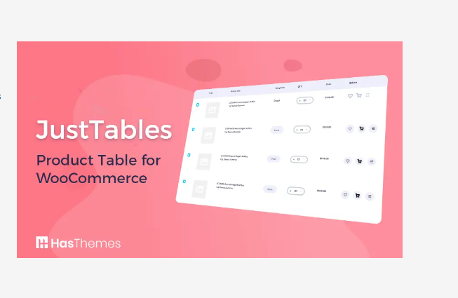 Product Image - Just Tables Pro WordPress Plugin with original license key Activation for lifetime