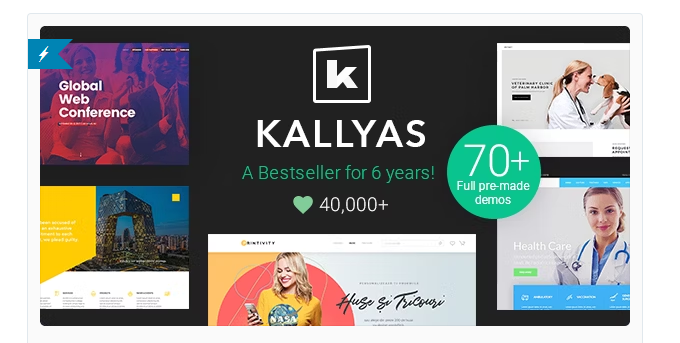 Product Image - KALLYAS 4.19.5 Activated – Responsive Multi-Purpose WordPress Theme