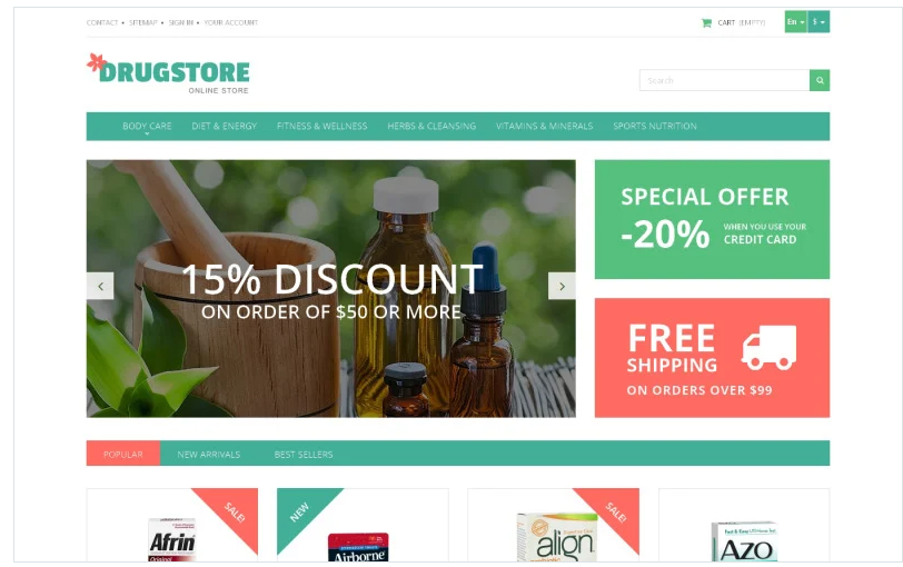 Medicine and Health PrestaShop Theme