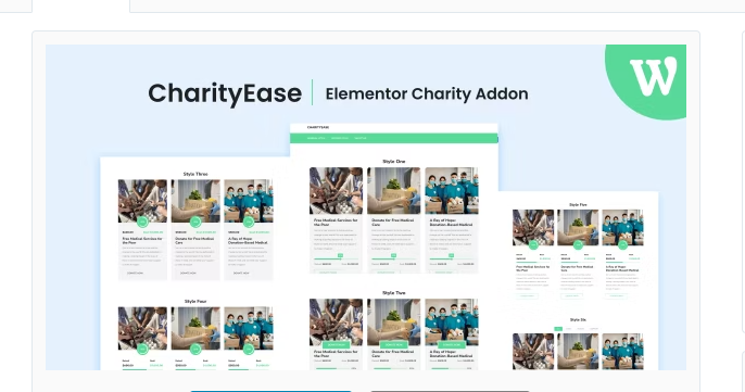 CharityEase – Elementor Charity Addon