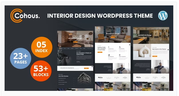 Cohous - Interior WordPress Theme