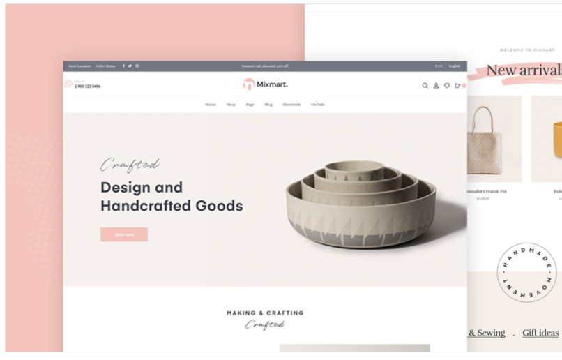 Mixmart Handmade Theme PrestaShop