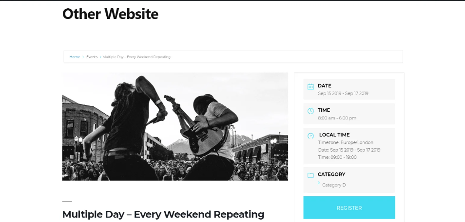 MEC – Event API