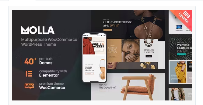 Molla | Multi-Purpose WooCommerce Theme