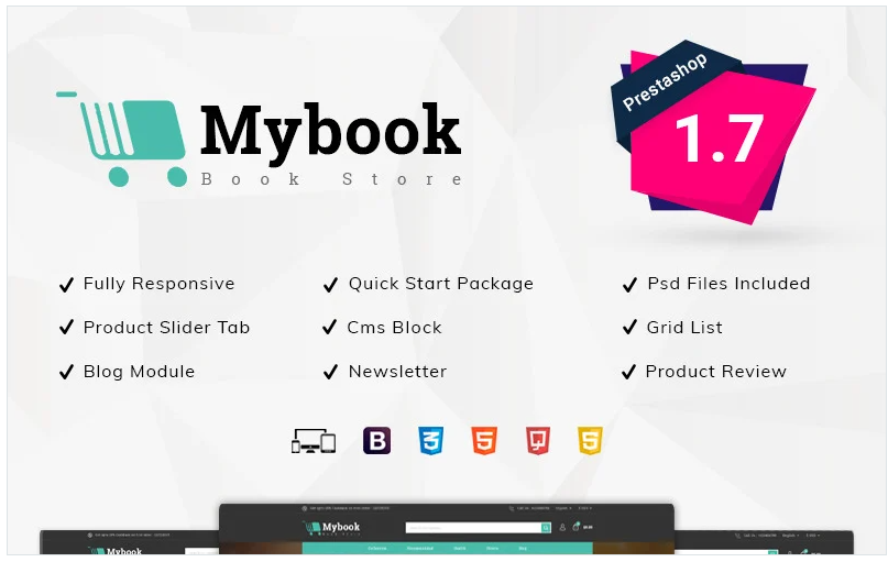 Mybook Book Store PrestaShop Theme