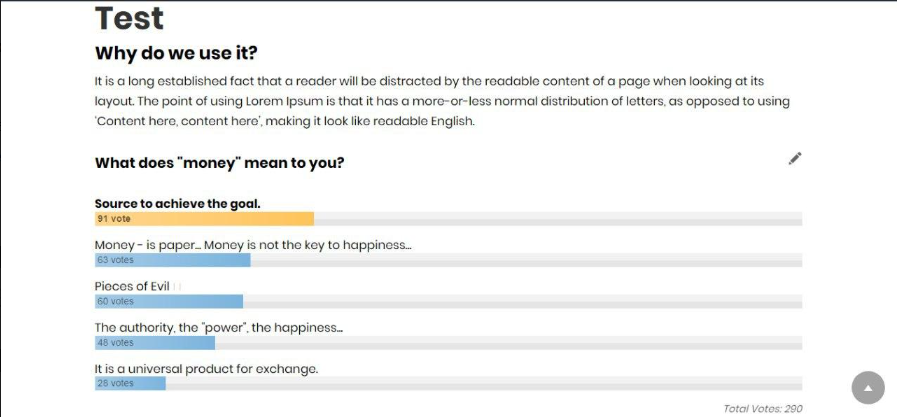 Polls for AMP