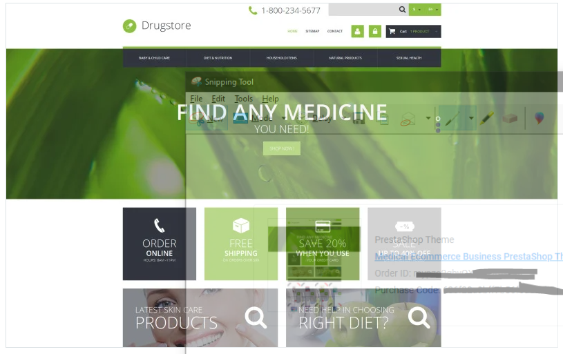 Medical Ecommerce Business PrestaShop Theme