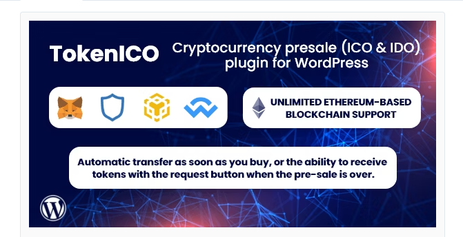 TokenICO - Cryptocurrency presale (ICO & IDO)