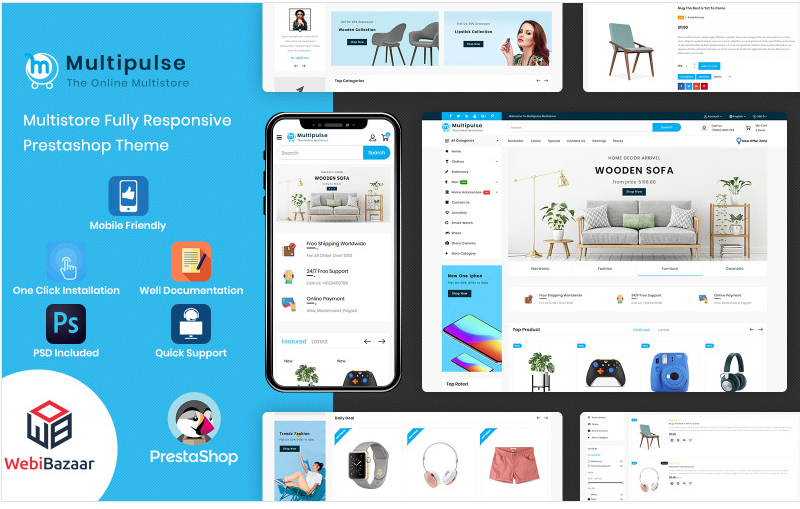 Multipulse - Multipurpose Mega Store PrestaShop Theme
