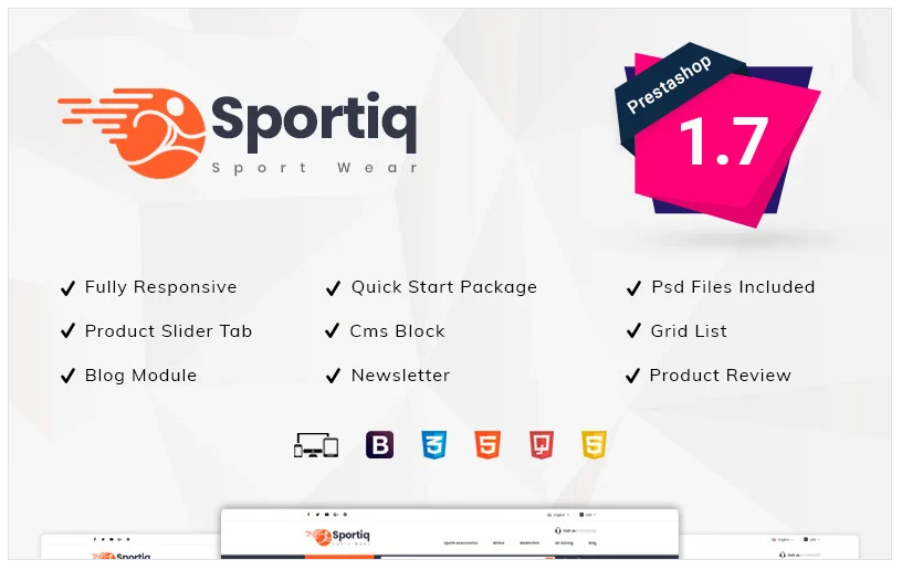 Sportiq Sports Store PrestaShop Theme