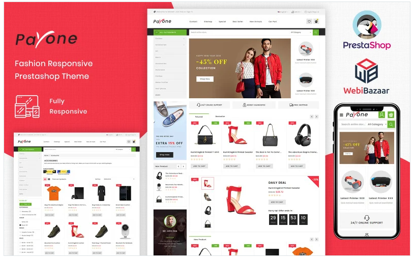 Payone - Fashion Store PrestaShop Theme