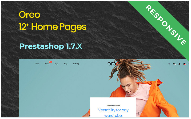 Oreo Fashion store PrestaShop Theme