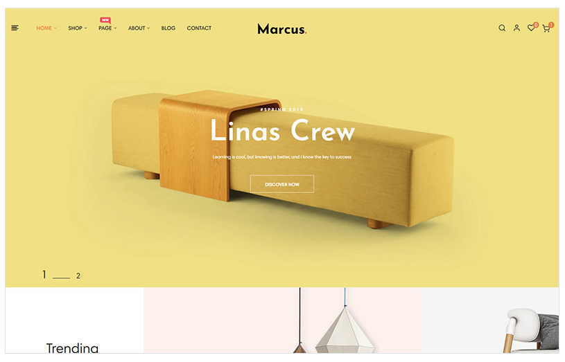 Marcus - Furniture & Home Decor PrestaShop Theme