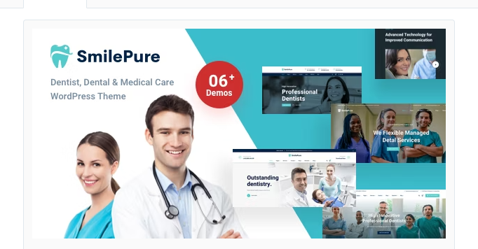 Product Image - SmilePure – Dental & Medical Care WordPress Theme 1.8.3