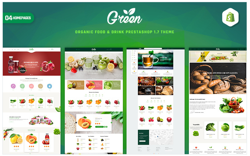 GreenLife - Organic Food & Drink PrestaShop Theme