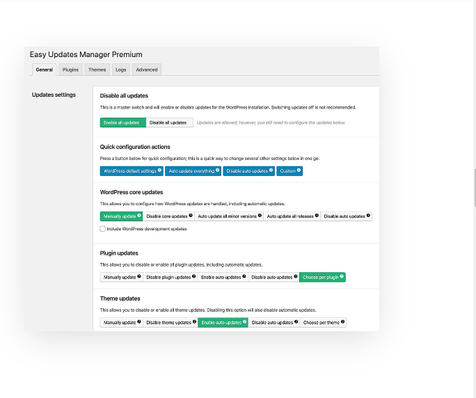 Easy Updates Manager Premium