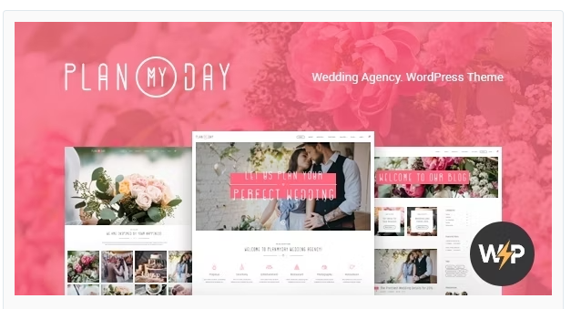 Plan My Day | Wedding / Event Planning Agency WordPress Theme