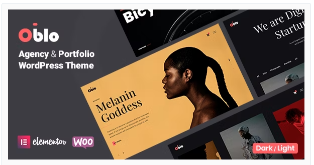 Oblo - Creative Portfolio Agency WordPress Theme
