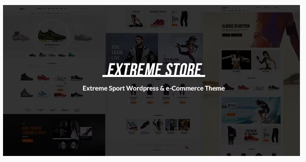 Extreme | Sports Clothing & Equipment Store WordPress Theme