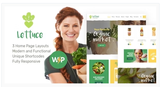Product Image - Lettuce | Organic Food & Eco Online Store Products WordPress Theme Product Image - Lettuce | Organic Food & Eco Online Store Products WordPress Theme