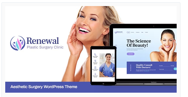 Renewal | Plastic Surgery Clinic Medical WordPress Theme 1.2.1