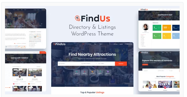 Findus - Directory Listing WordPress Theme