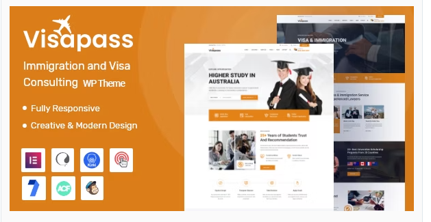 Product Image - Visapass – Immigration Consulting WordPress Theme + RTL 1.0.2