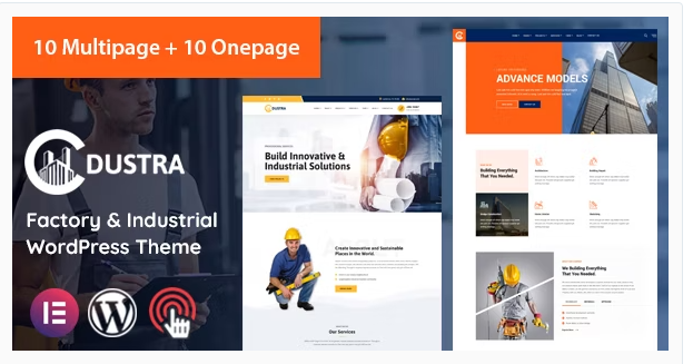 Dustra Factory Industrial WordPress