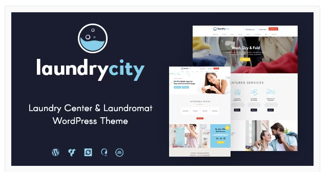 Product Image - Laundry City | Dry Cleaning Services WordPress Theme