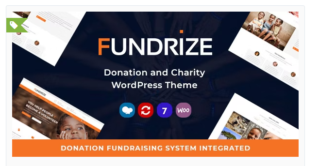 Fundrize | Responsive Donation & Charity WordPress Theme