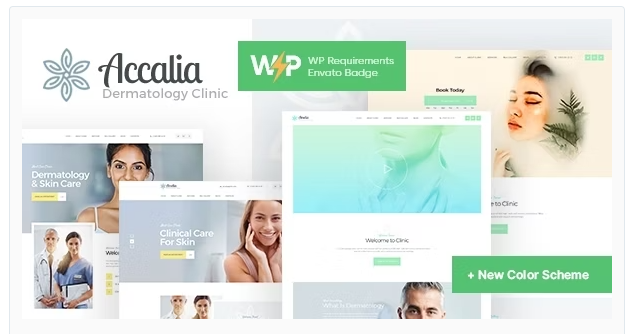 Product Image - Accalia | Dermatology Clinic & Cosmetology Center Medical WordPress Theme + Elementor Product Image - Accalia | Dermatology Clinic & Cosmetology Center Medical WordPress Theme + Elementor