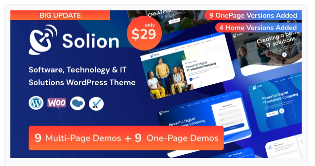 Product Image - Solion – IT Solutions & Services WordPress 1.1.8