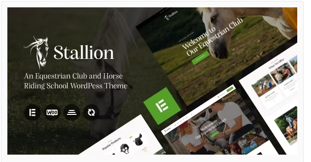 Stallion - An Equestrian Club and Horse Riding School WordPess Theme