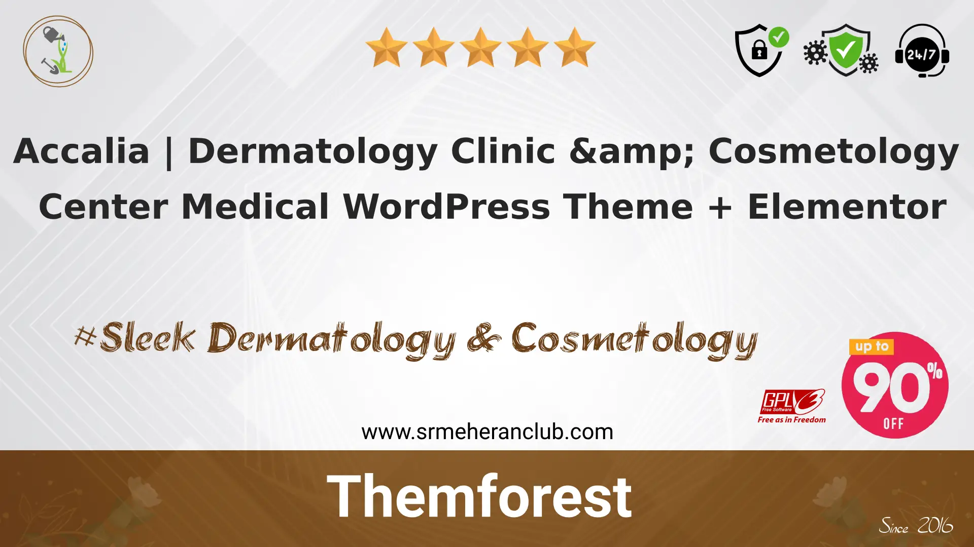 Accalia | Dermatology Clinic & Cosmetology Center Medical WordPress Theme + Elementor — Theme by Themeforest