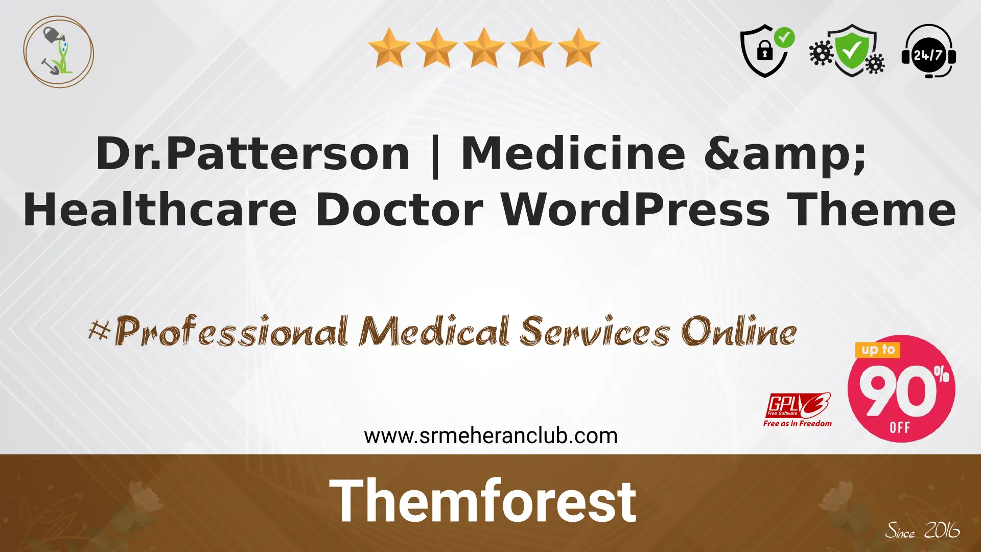 Dr.Patterson | Medicine & Healthcare Doctor WordPress Theme — Theme by Themeforest