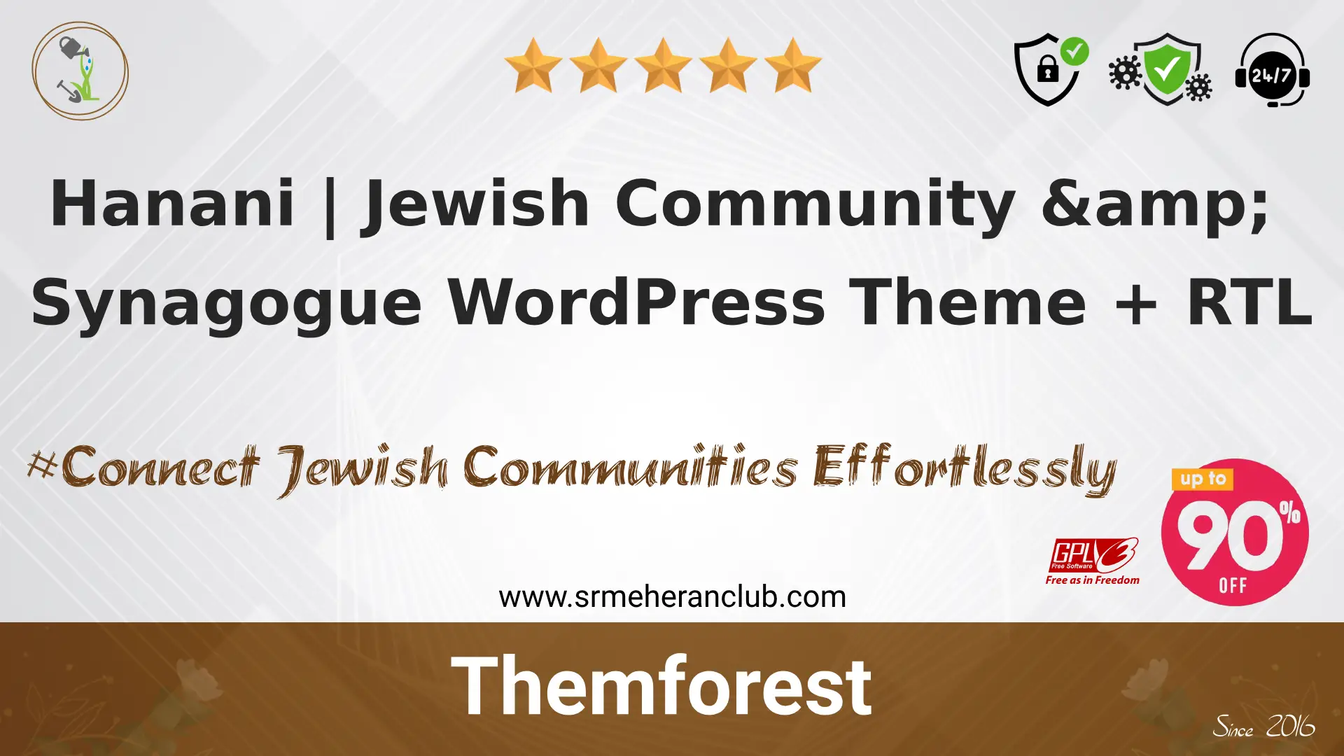 Hanani | Jewish Community & Synagogue WordPress Theme + RTL