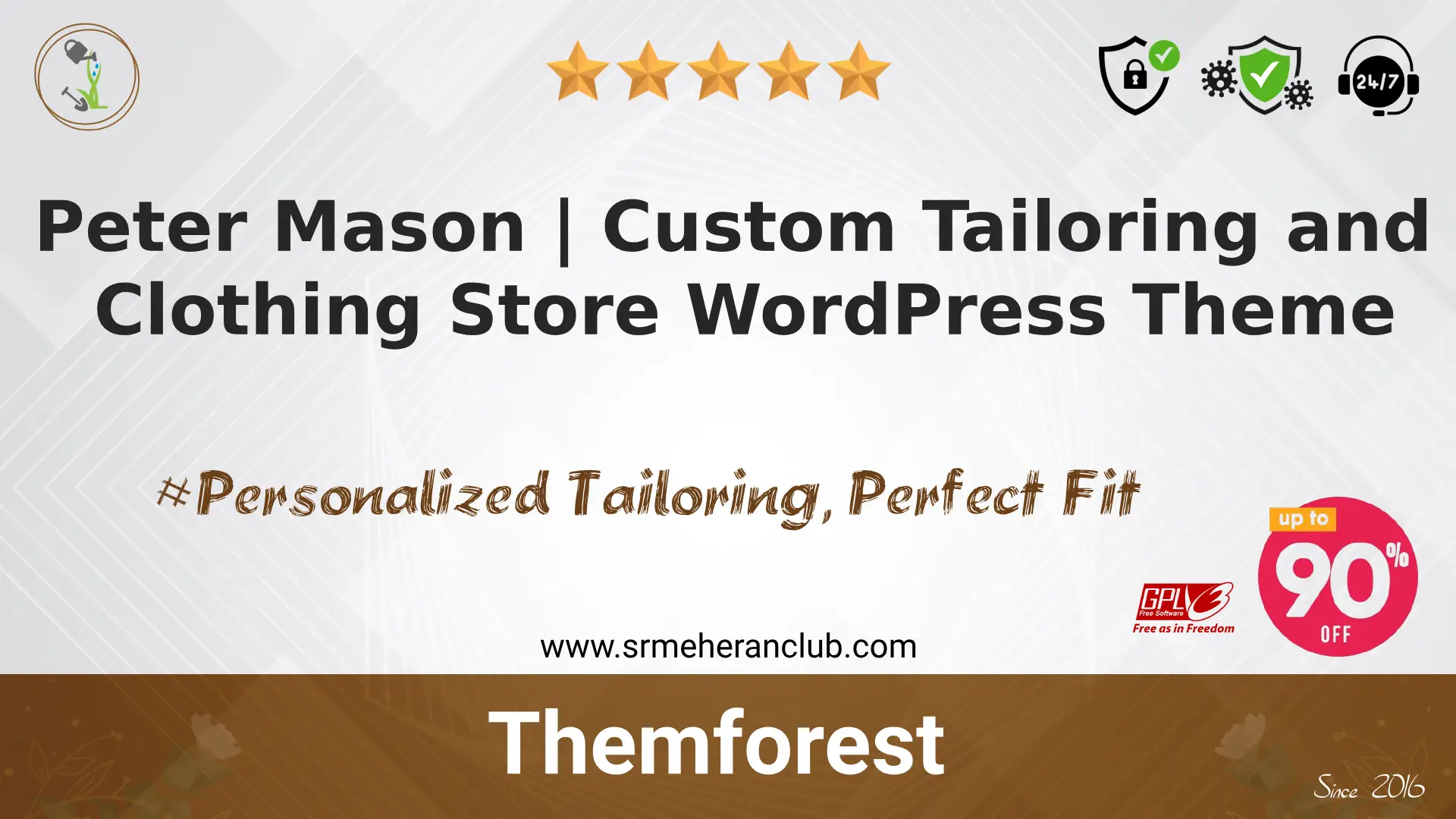 Peter Mason | Custom Tailoring and Clothing Store WordPress Theme — Theme by Themeforest