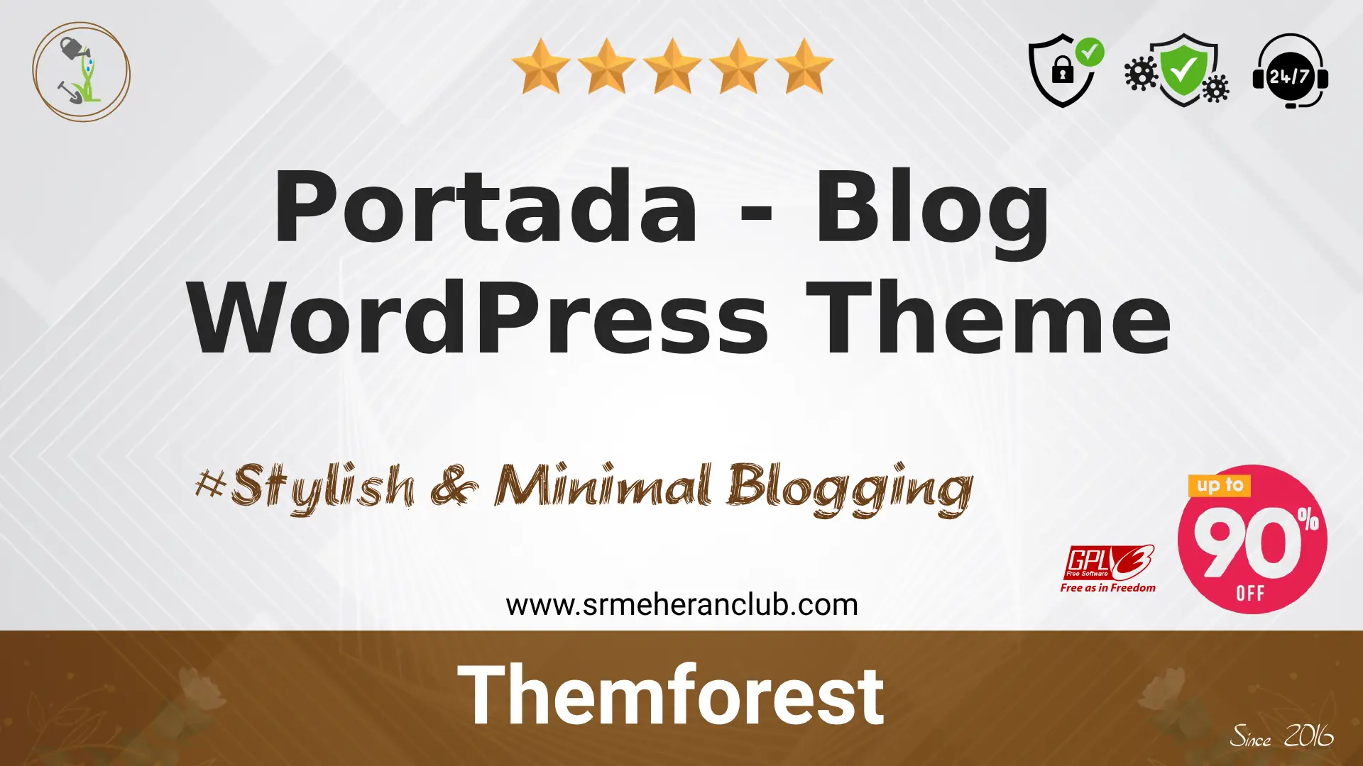 Portada – Blog WordPress Theme — Theme by Themeforest