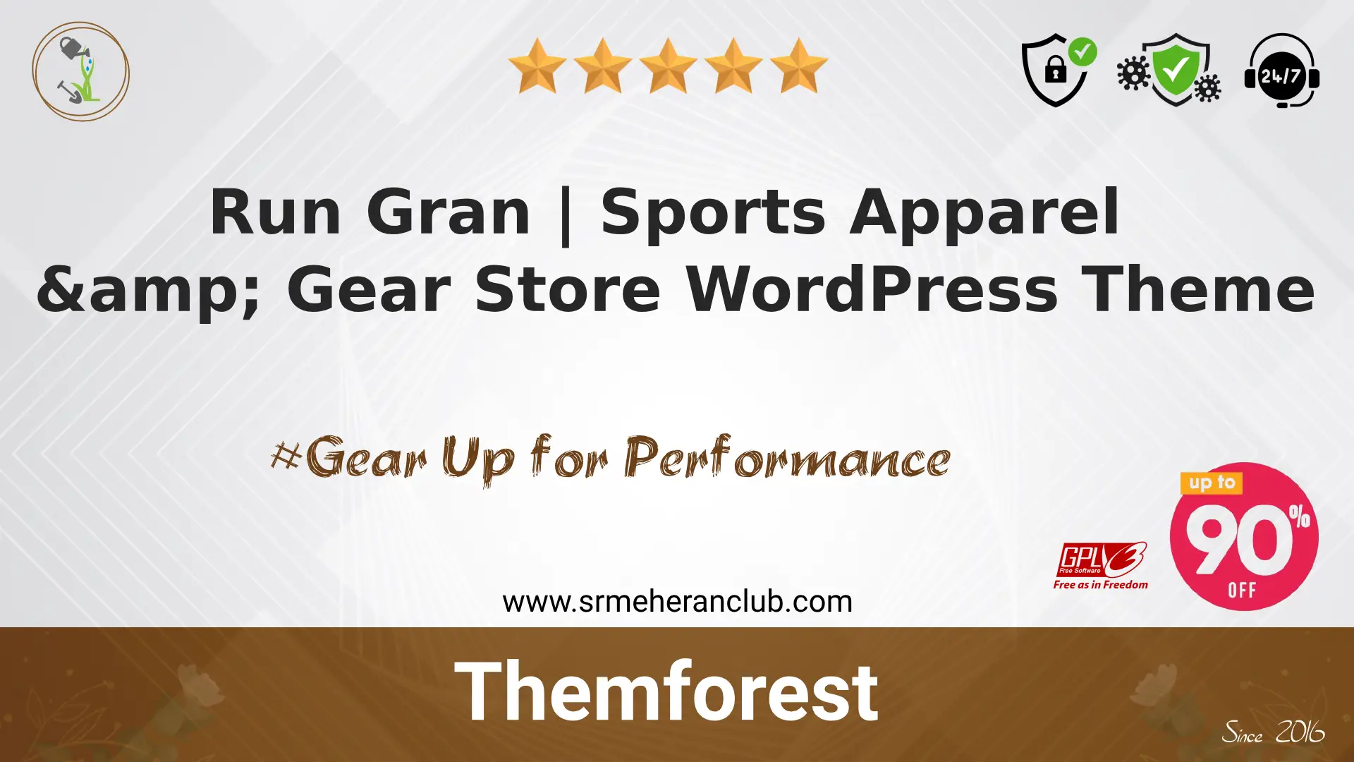 Run Gran | Sports Apparel & Gear Store WordPress Theme