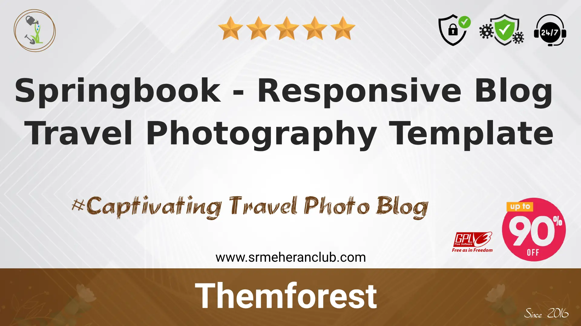 Springbook – Responsive Blog Travel Photography Template — Theme by Themeforest
