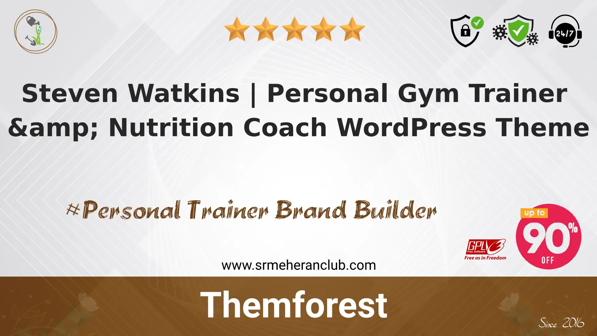 Steven Watkins | Personal Gym Trainer & Nutrition Coach WordPress Theme — Theme by Themeforest
