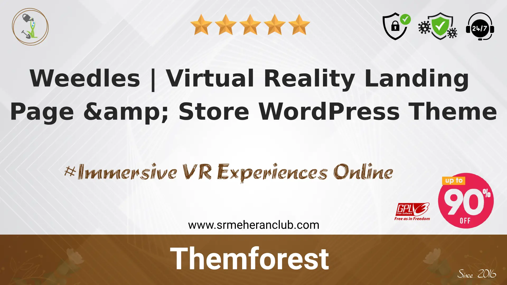 Weedles | Virtual Reality Landing Page & Store WordPress Theme — Theme by Themeforest