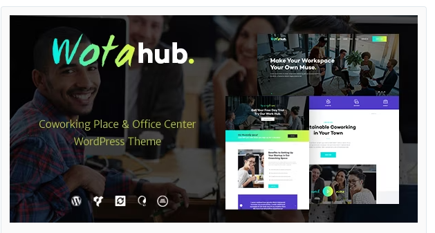 WotaHub | Coworking Space WordPress Theme