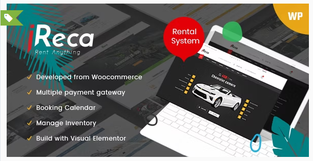 Product Image - Ireca – Car Rental Boat, Bike, Vehicle, Calendar WordPress Theme Product Image - Ireca – Car Rental Boat, Bike, Vehicle, Calendar WordPress Theme