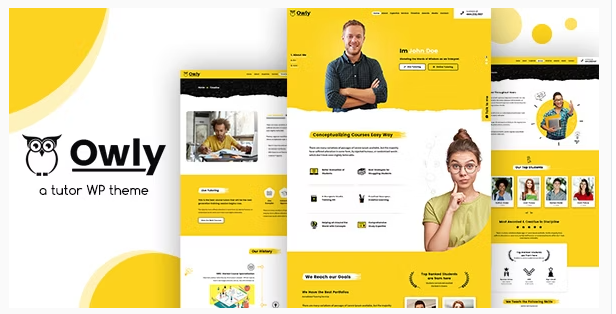 Owly - Tutoring & eLearning WP Theme