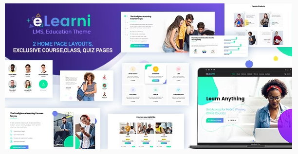 Product Image - Online Learning & Education LMS WP Theme – eLearni 2.7