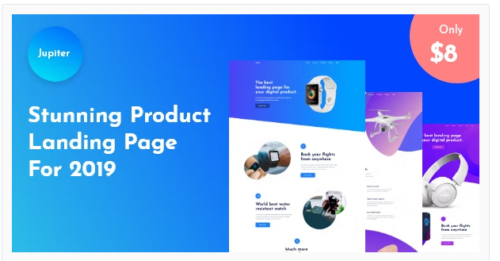 Jupiter - Product Landing Page