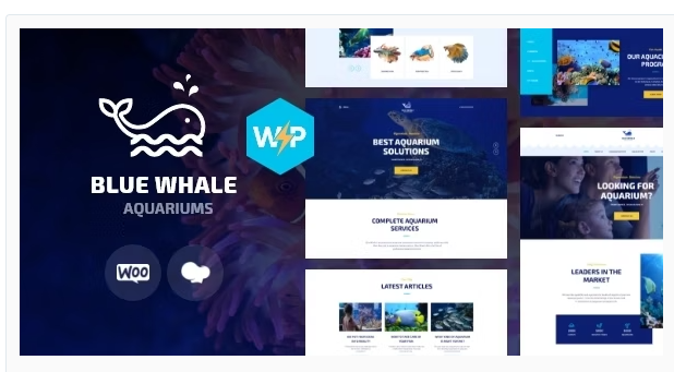 Aqualots | Aquarium Installation and Maintanance Services WordPress Theme