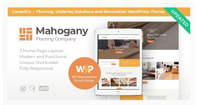 Mahogany | Carpenting Woodwork & Flooring Company WordPress Theme