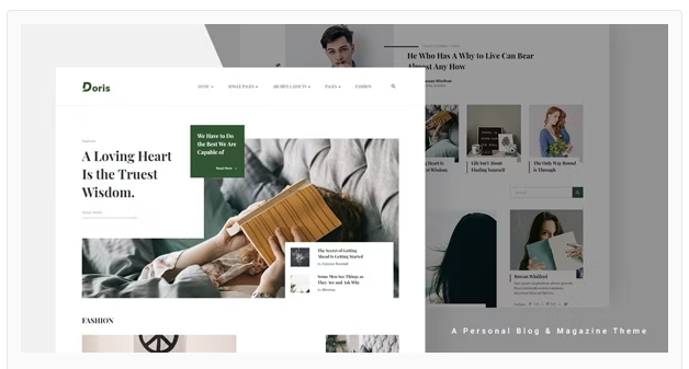 Doris - Creative WordPress Blog and Magazine Theme